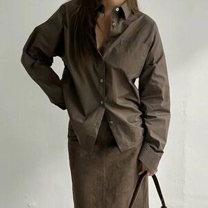 Marcela Amin Cotton Poplin Shirt Cotton